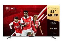 شاشة تي سي إل 55 بوصة سمارت كيو ليد TCL55C645QLED