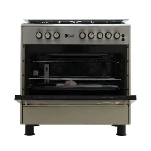 فرن غاز دانسات 90*60 استيل تركي DAN90GOS