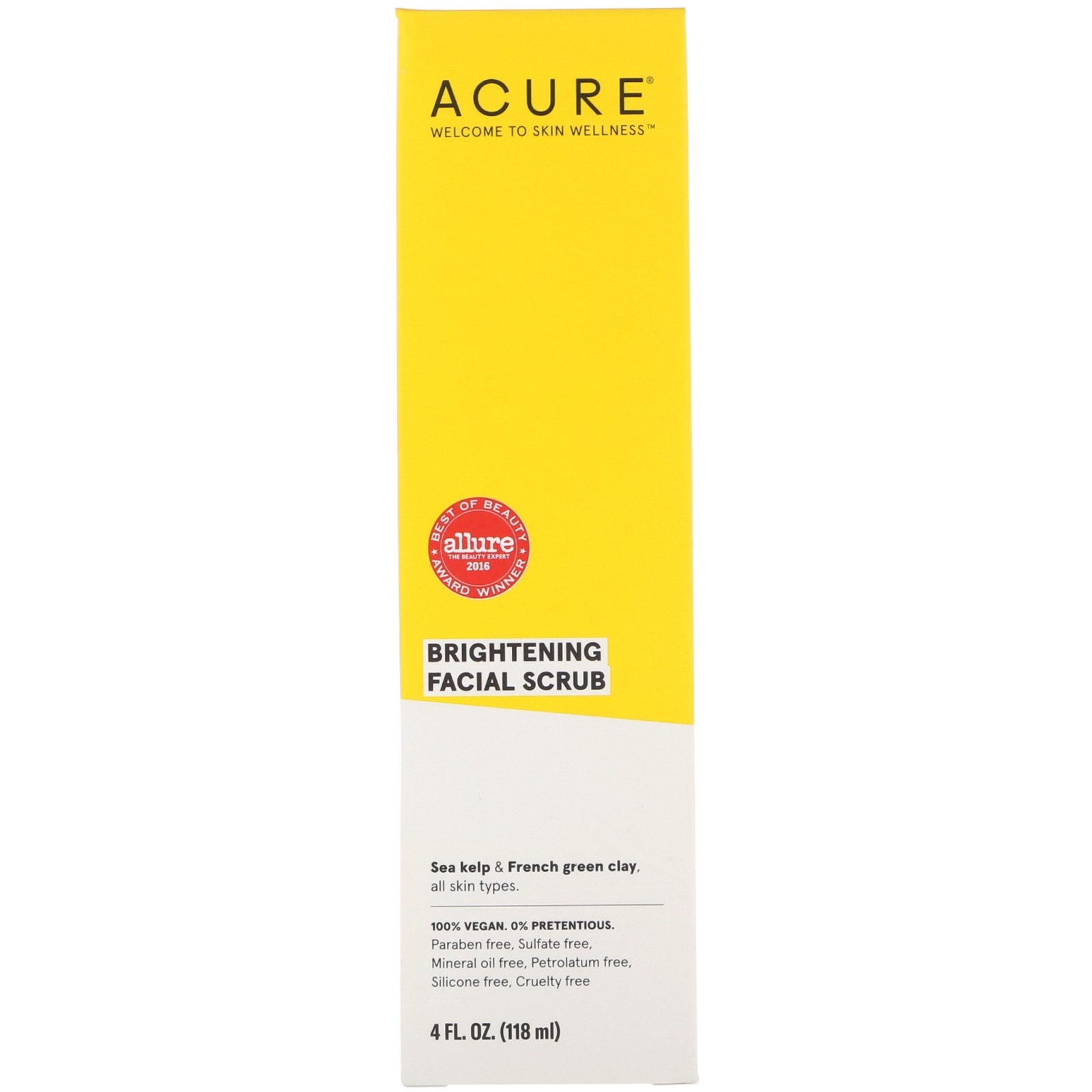 مقشر التفتيح من اكيور Acure, Brightening Facial Scrub