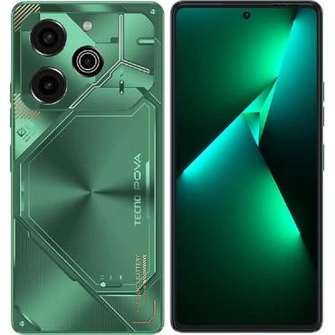 جوال تكنو بوفا 6 برو 256 جيجا 12 رام 5G أخضر - Tecno Pova 6 Pro