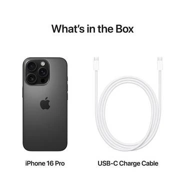 جوال iPhone 16 Pro  تيتانيوم أسود