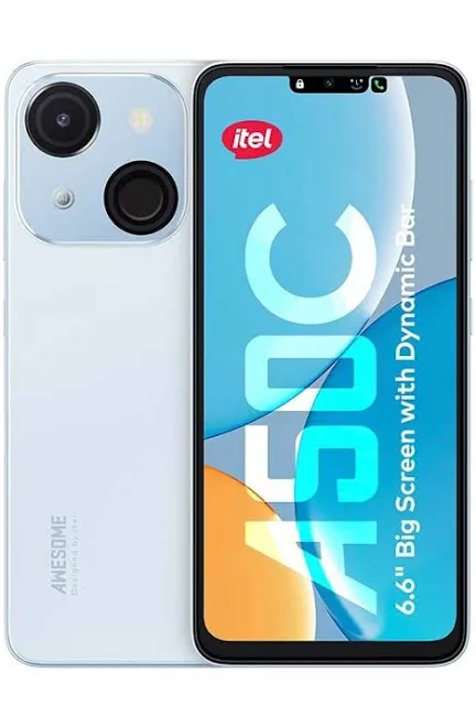 جوال ايتل A50C ذاكرة 64 جيجابايت 6 رام أزرق سماوي - itel A50C