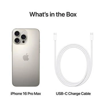 هاتف ايفون 16 برو ماكس 256GB تيتانيوم طبيعي - iPhone 16 Pro Max