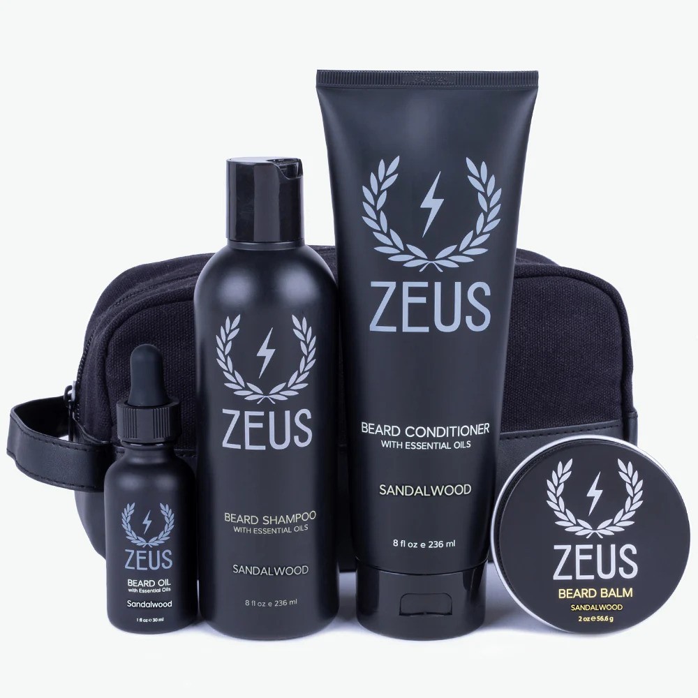  ديلوكس كِت للعناية باللحية برائحة خشب الصندل زيوس Zeus 