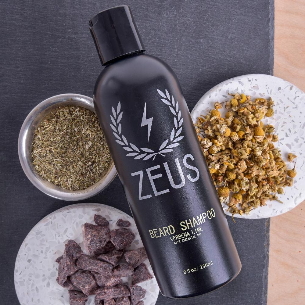  شامبو للحية برائحة خشب الصندل زيوس Zeus 