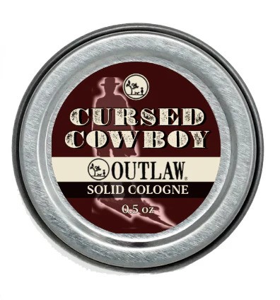  عطر شمعي رجالي CURSED COWBOY من Outlaw 