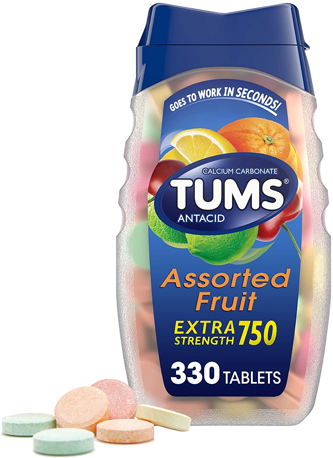  حبوب المضغ للحموضة وحرقة المعدة TUMS 