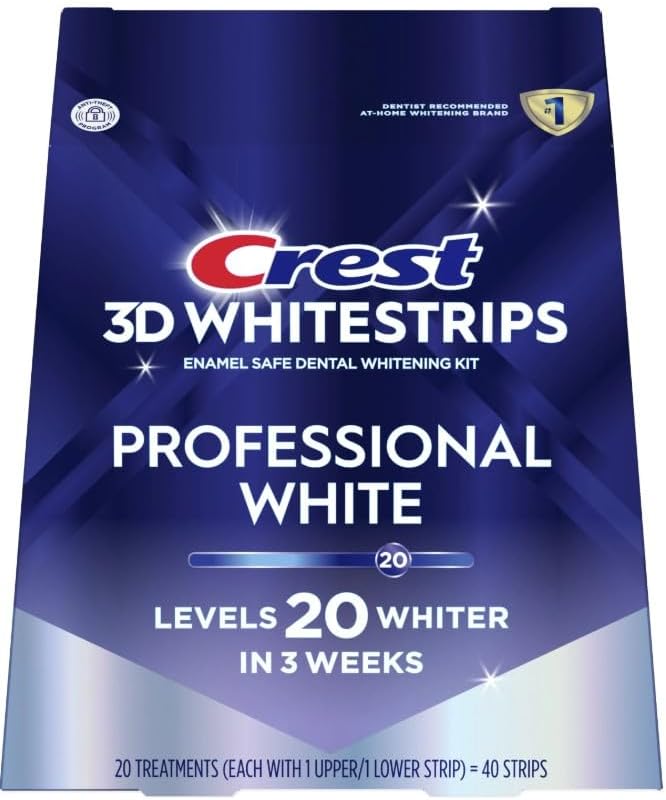  كريست شرائح تبييض الأسنان ٢٠ درجة Crest 3D Whitestrips 