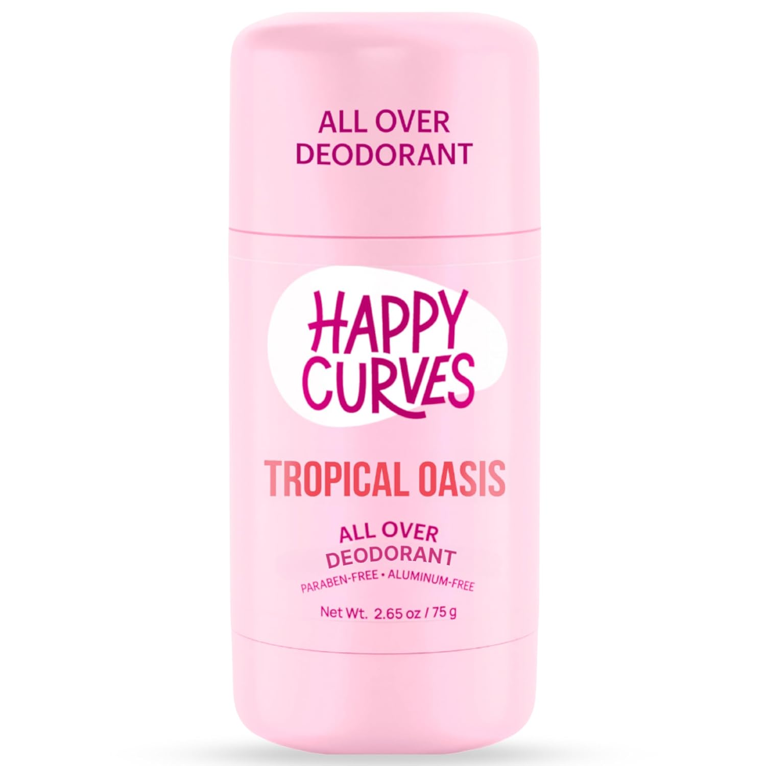  ديودرنت طبيعي لكامل الجسم برائحة Tropical Oasis من Happy Curves 