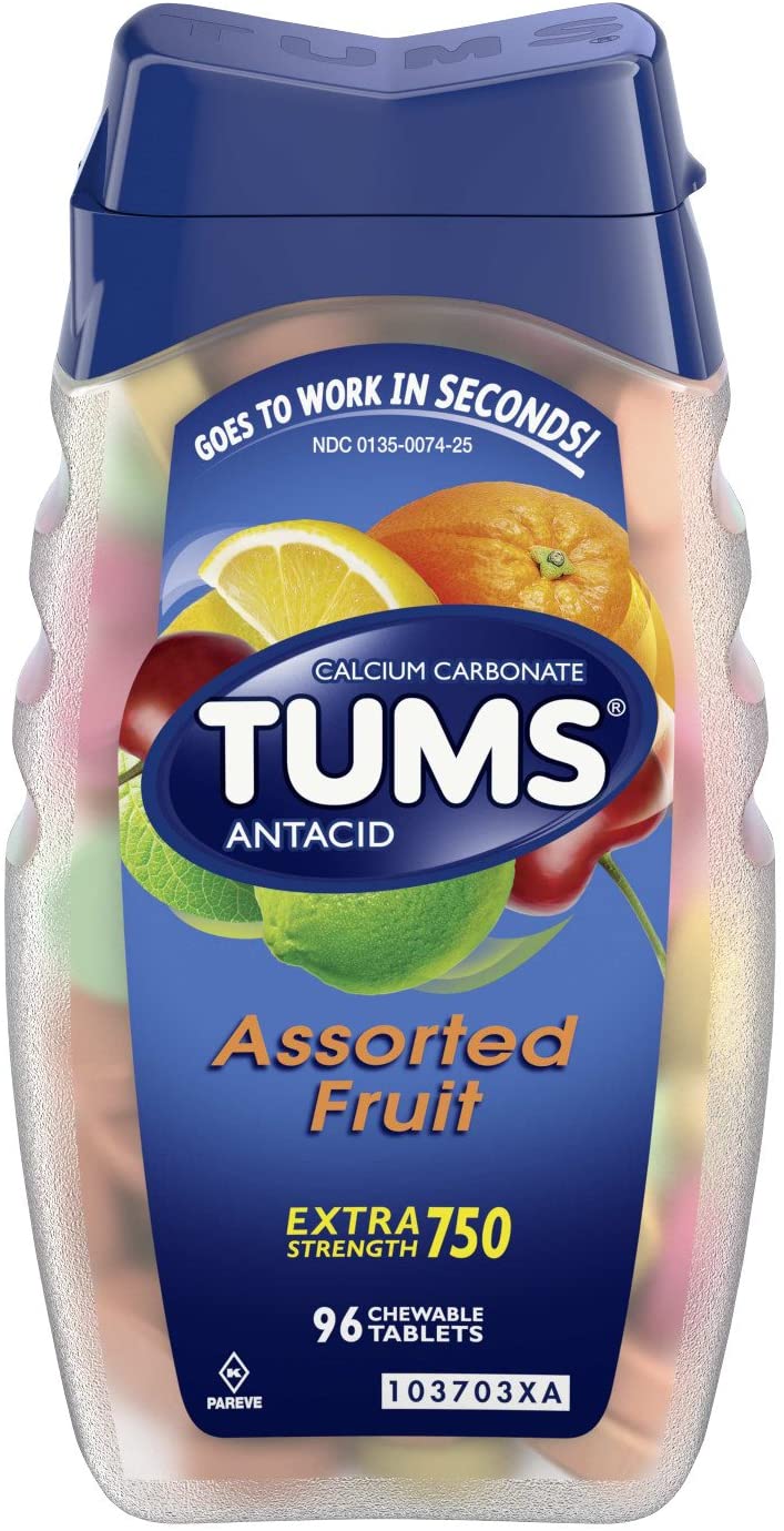  حبوب المضغ للحموضة وحرقة المعدة TUMS 