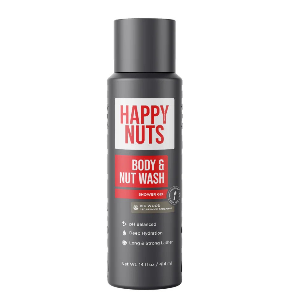  غسول بيق وود الرجالي للجسم والمناطق الحساسة Happy Nuts 