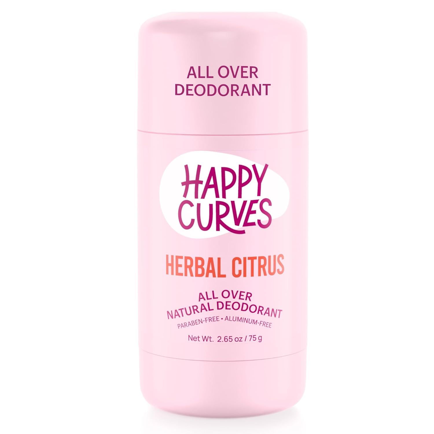  ديودرنت طبيعي لكامل الجسم برائحة Herbal Citrus من Happy Curves 