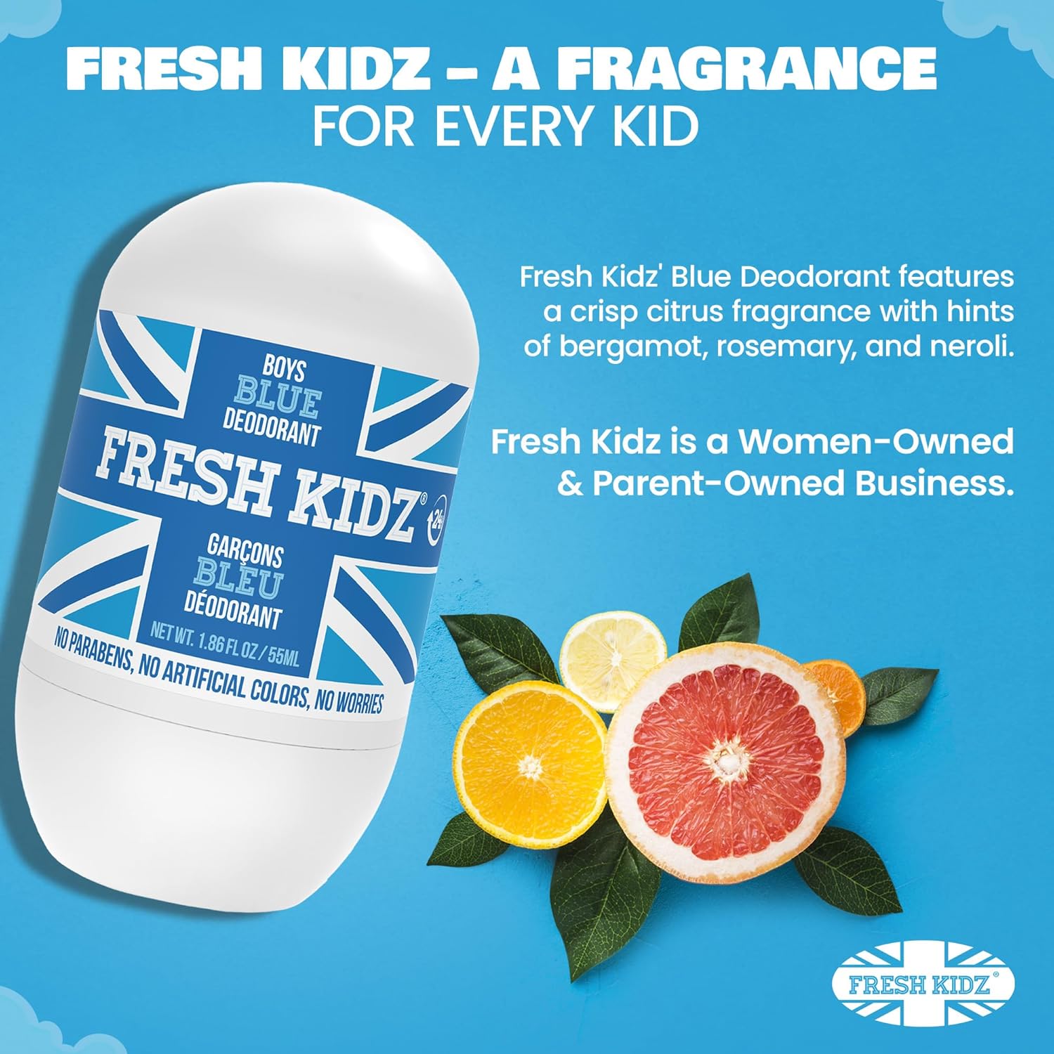  ديودرنت للأطفال والمراهقين برائحة الحمضيات Fresh Kidz  