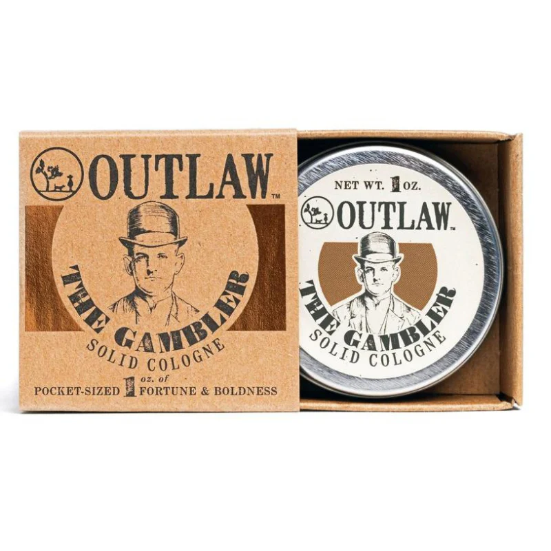 عطر شمعي رجالي THE GAMBLER من Outlaw 