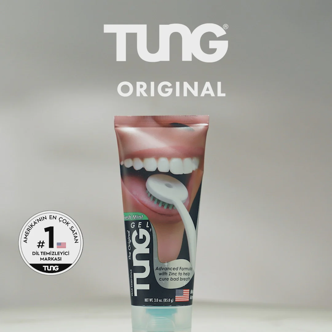  جل تنظيف اللسان معطر ومرطب بالنعناع Tung 