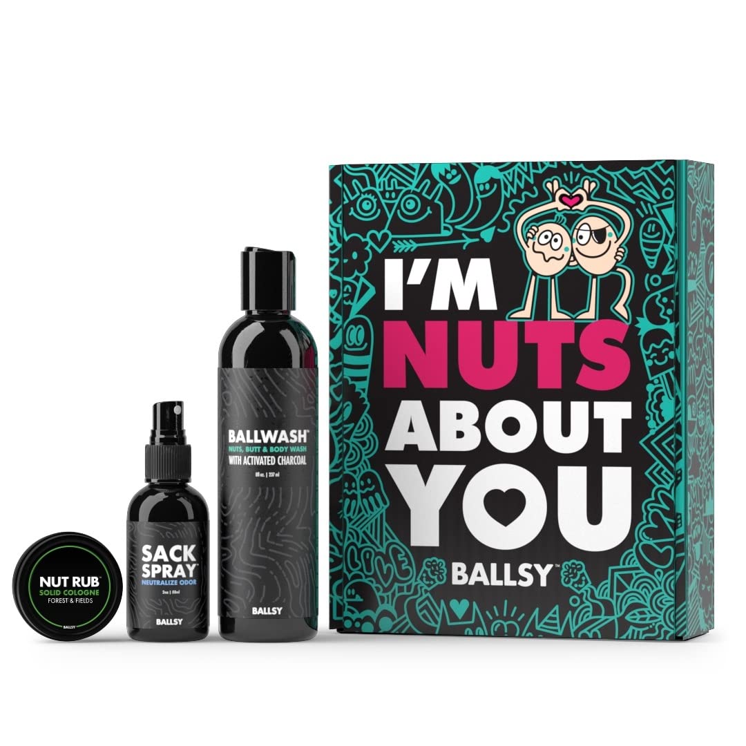  مجموعة العناية الخاصة للرجل للمنطقة الحساسة Ballsy 