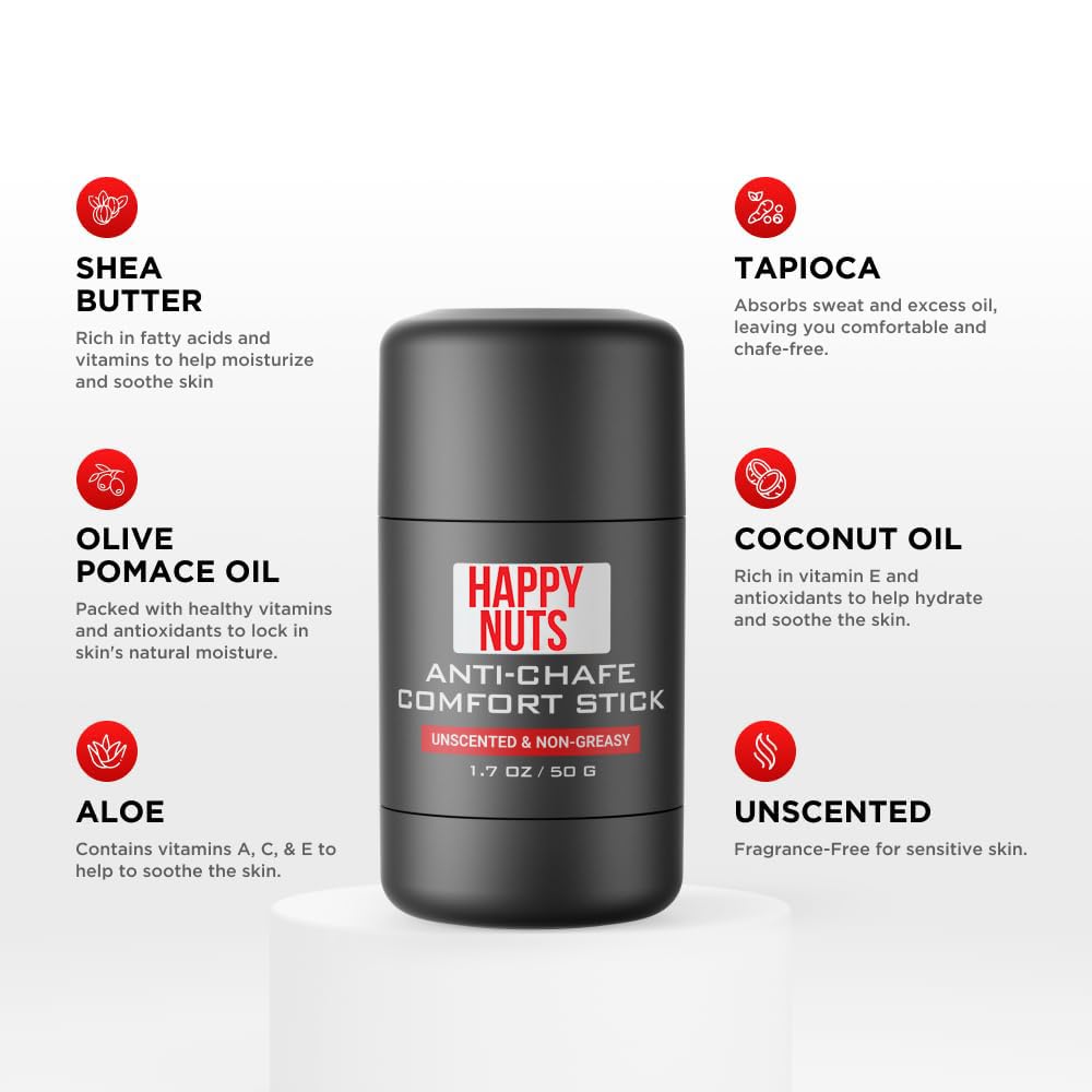  ستيك مضاد للاحتكاك غير معطر للرجال HAPPY NUTS 