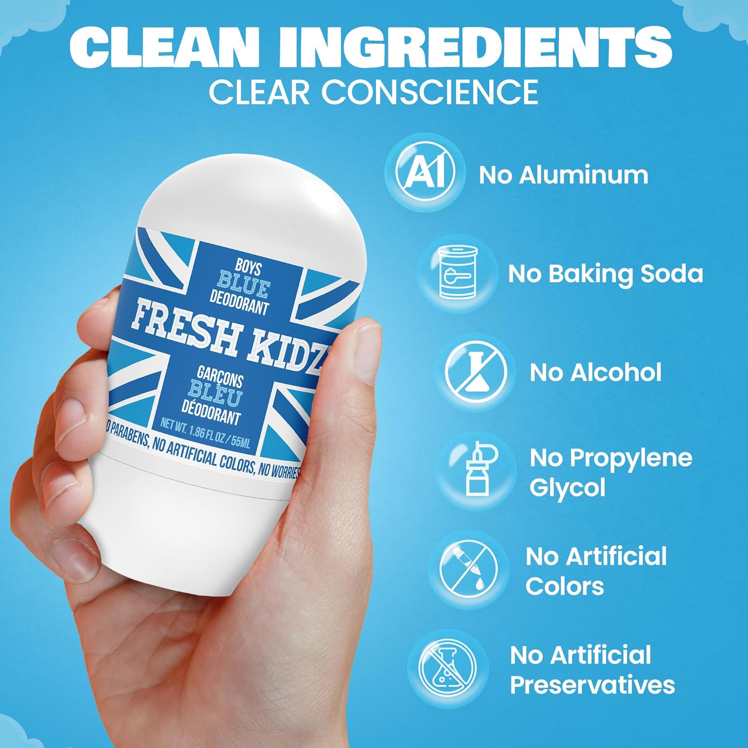  ديودرنت للأطفال والمراهقين برائحة الحمضيات Fresh Kidz  