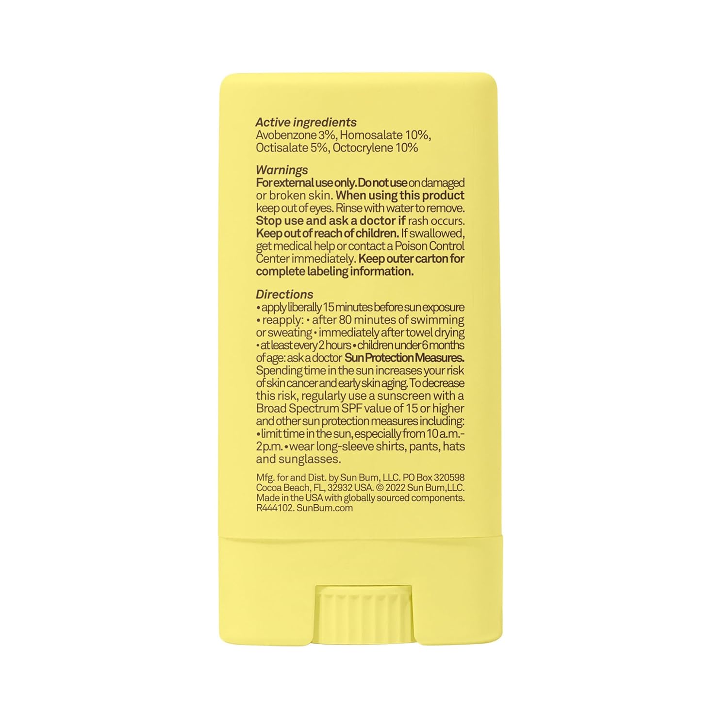 واقي شمس ستيك شفاف للوجه للأطفال SPF50 من Sun Bum 