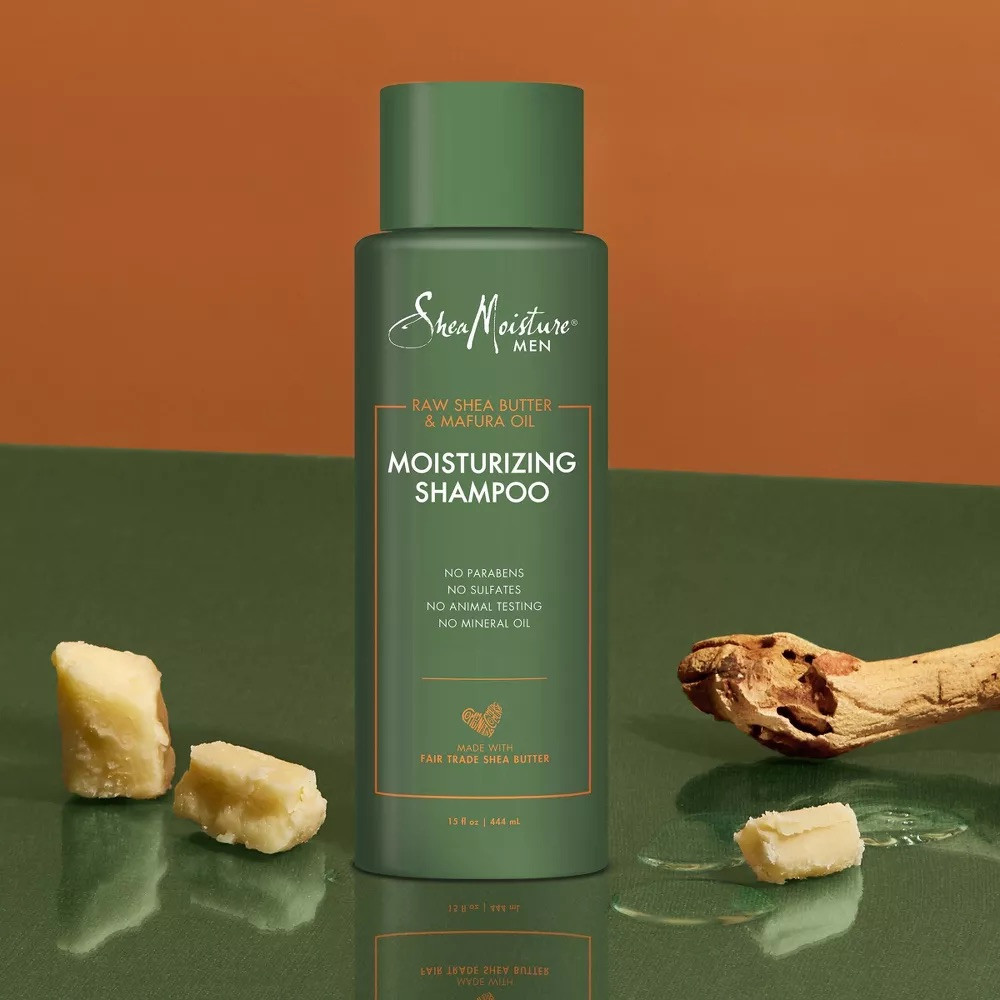   شامبو مرطب للرجال بزبدة الشيا الخام وزيت المافورا SheaMoisture 