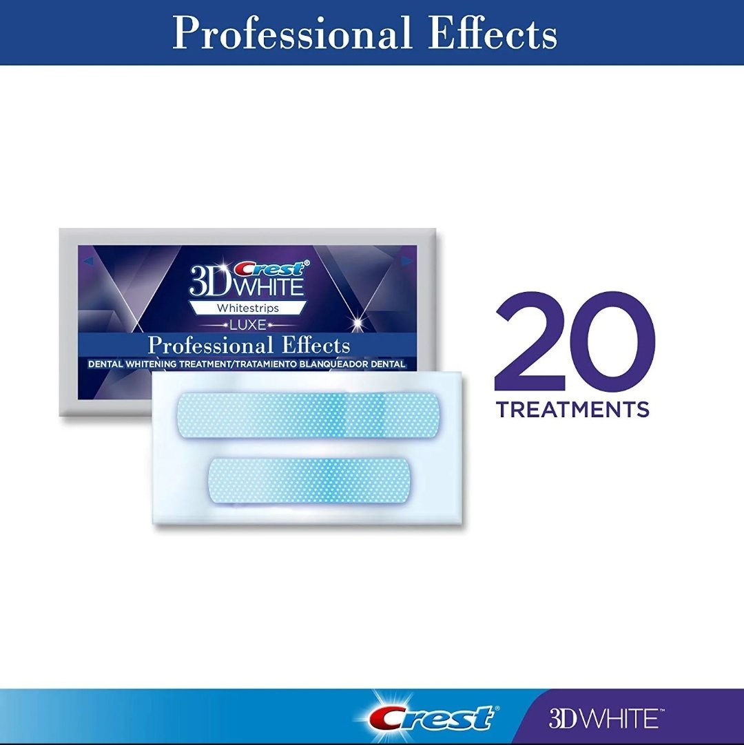  كريست شرائح تبييض الأسنان Crest 3D White Whitestrips 