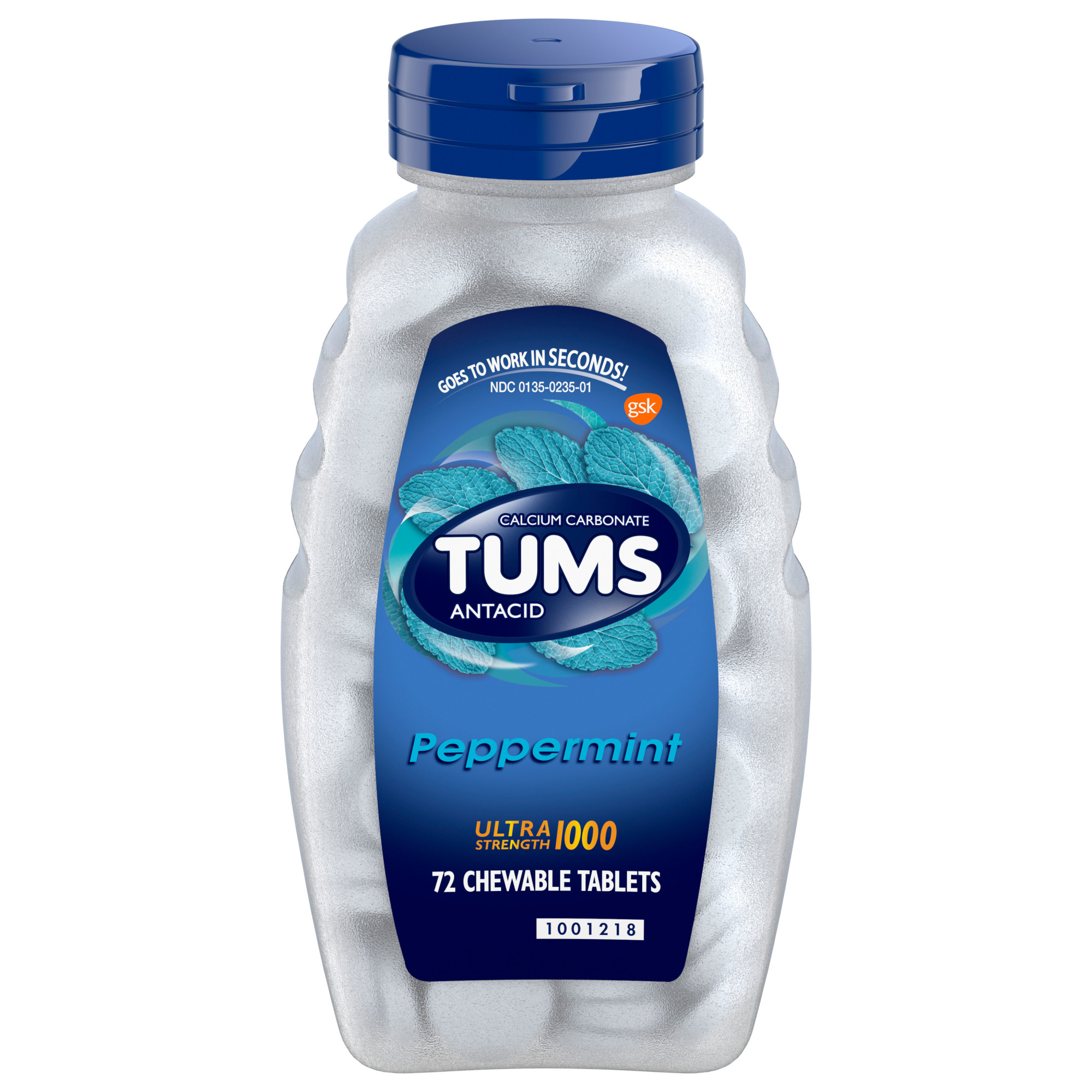  حبوب المضغ للحموضة وحرقة المعدة بنكهة النعناع قوة 1000 TUMS 