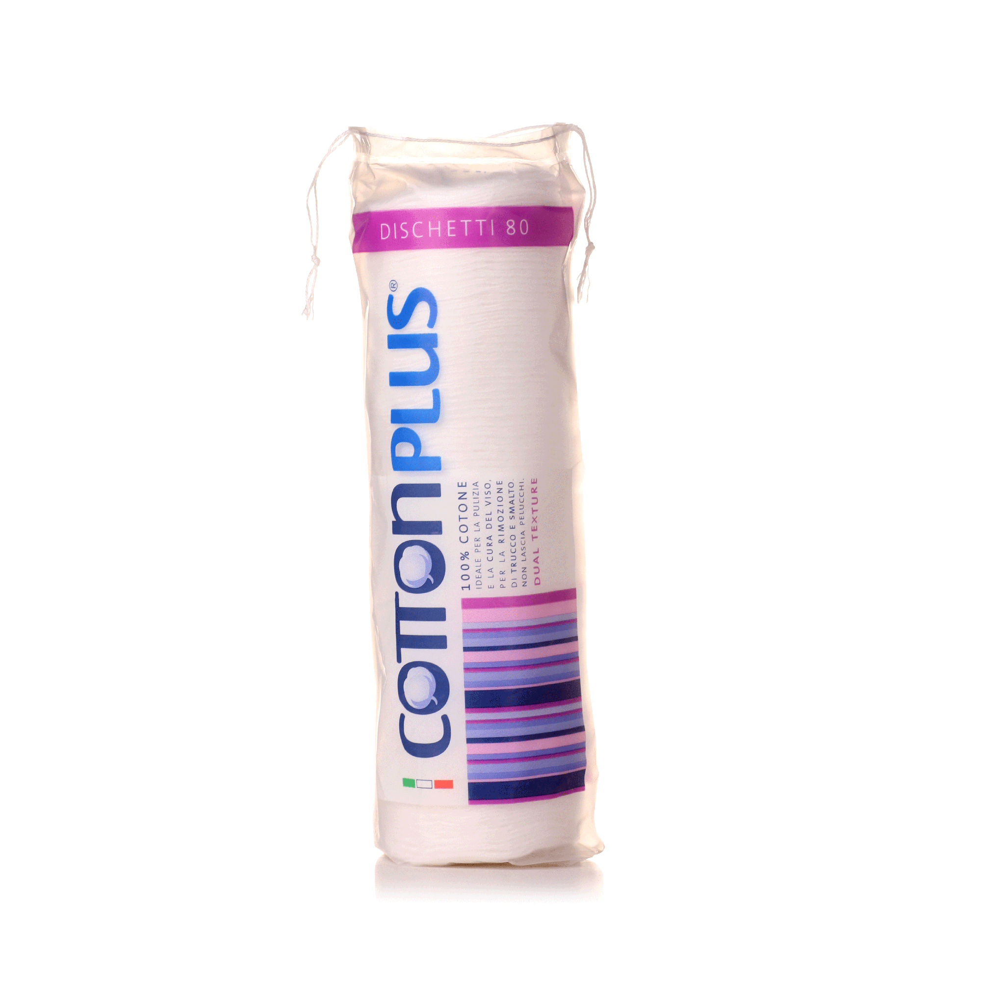  قطن تجميل إيطالي دائري 80 حبة Cotton Plus Dischetti 