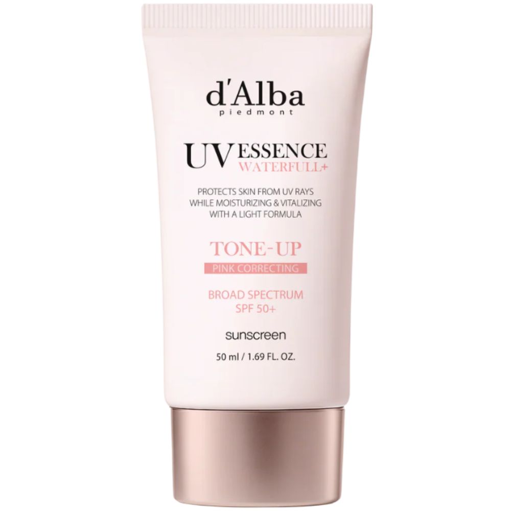 D'Alba White Tone-Up Sunscreen Pink Correcting SPF50+