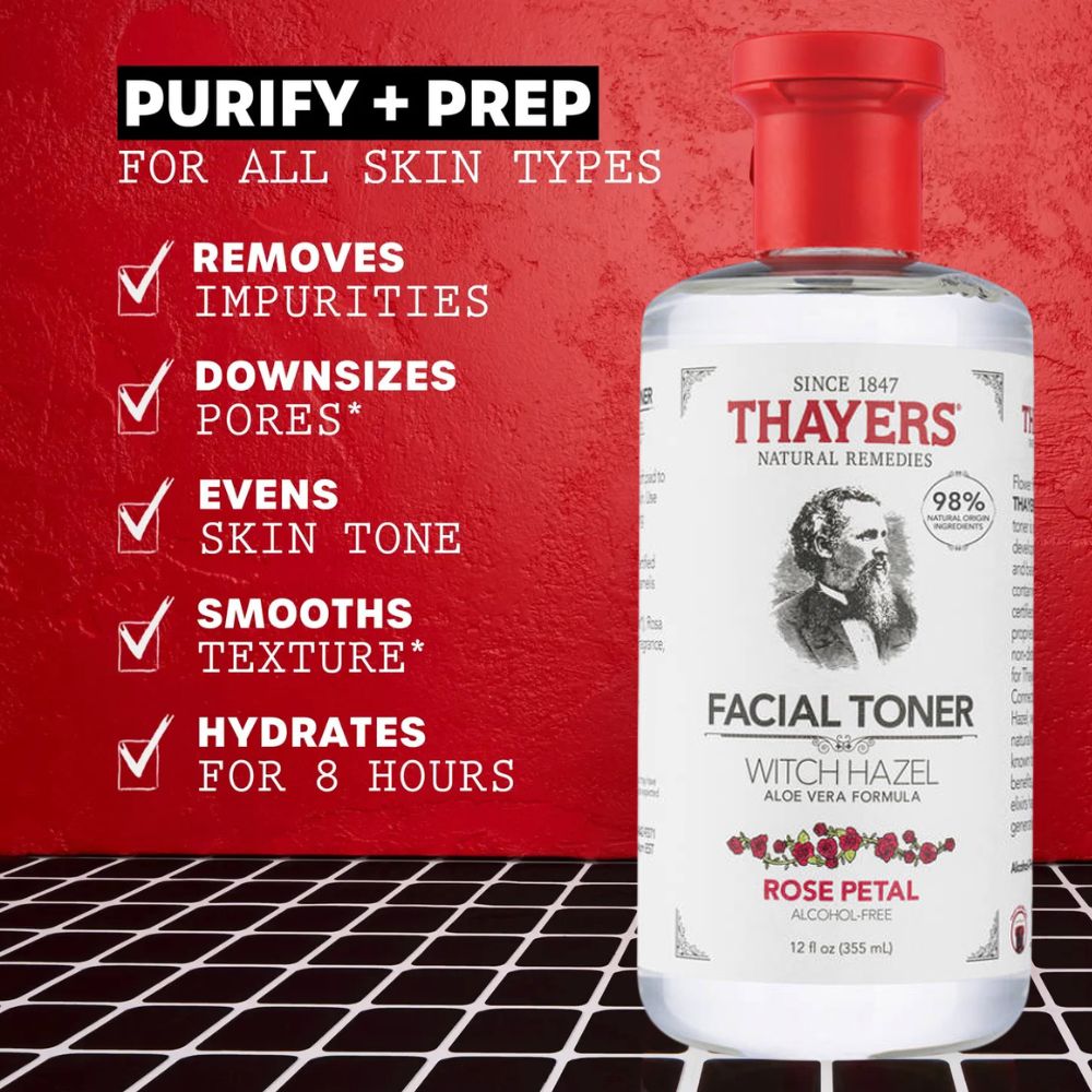 Thayers Rose Petal Witch Hazel Facial Toner 