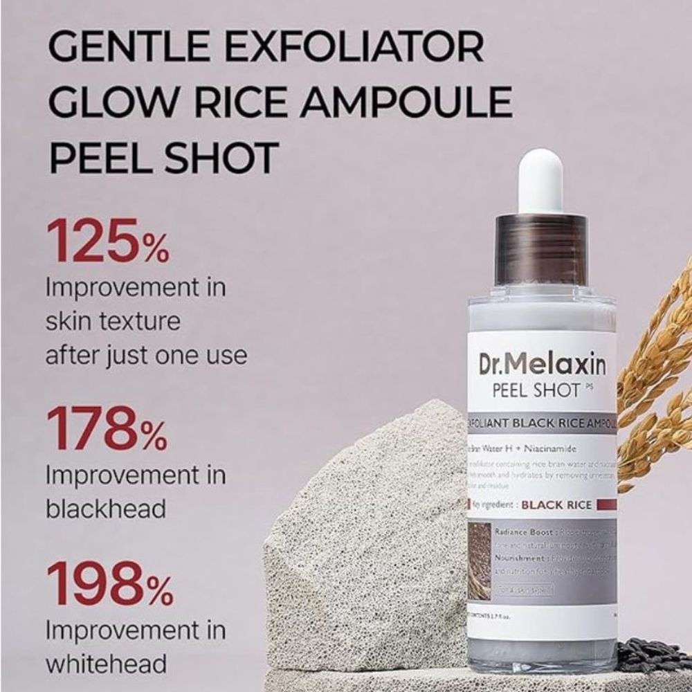 Dr. Melaxin Peel Shot Exfoliating Black Rice Serum