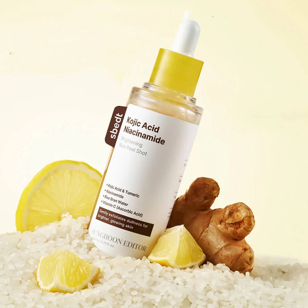 Sungboon Editor Kojic Acid Niacinamide Brightening Rice Peel Shot 