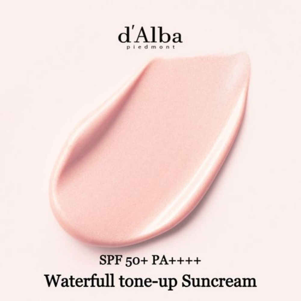 D'Alba White Tone-Up Sunscreen Pink Correcting SPF50+