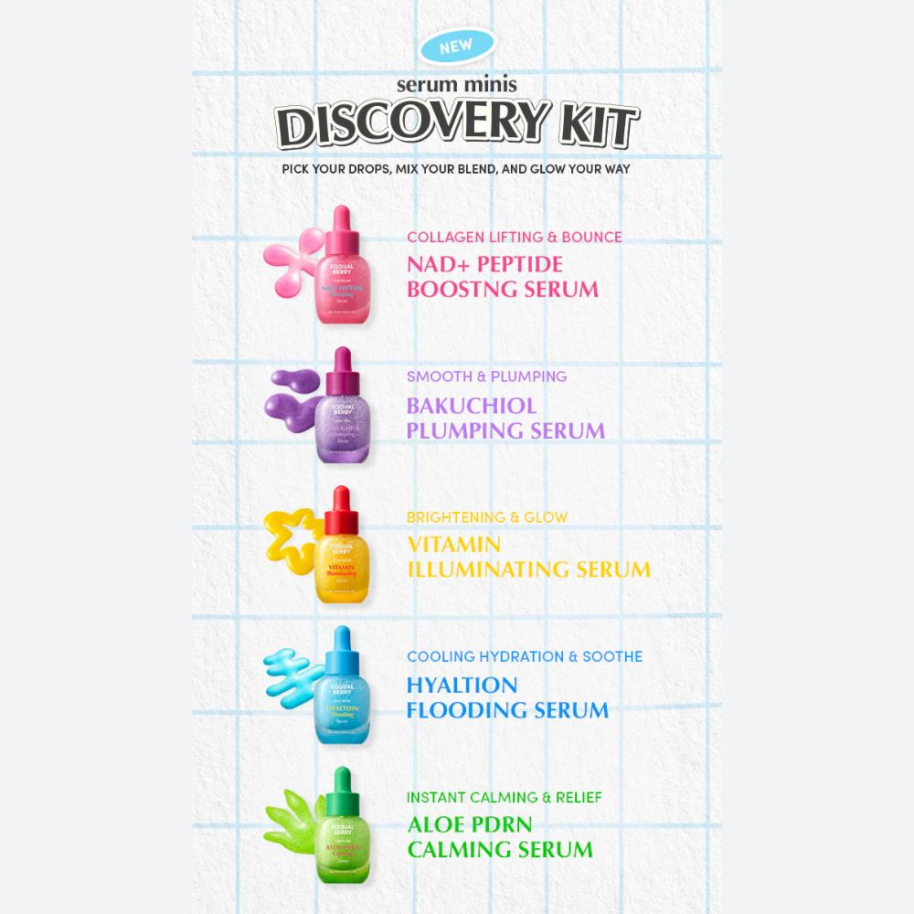 Eqqualberry Serum Minis Discovery Kit 