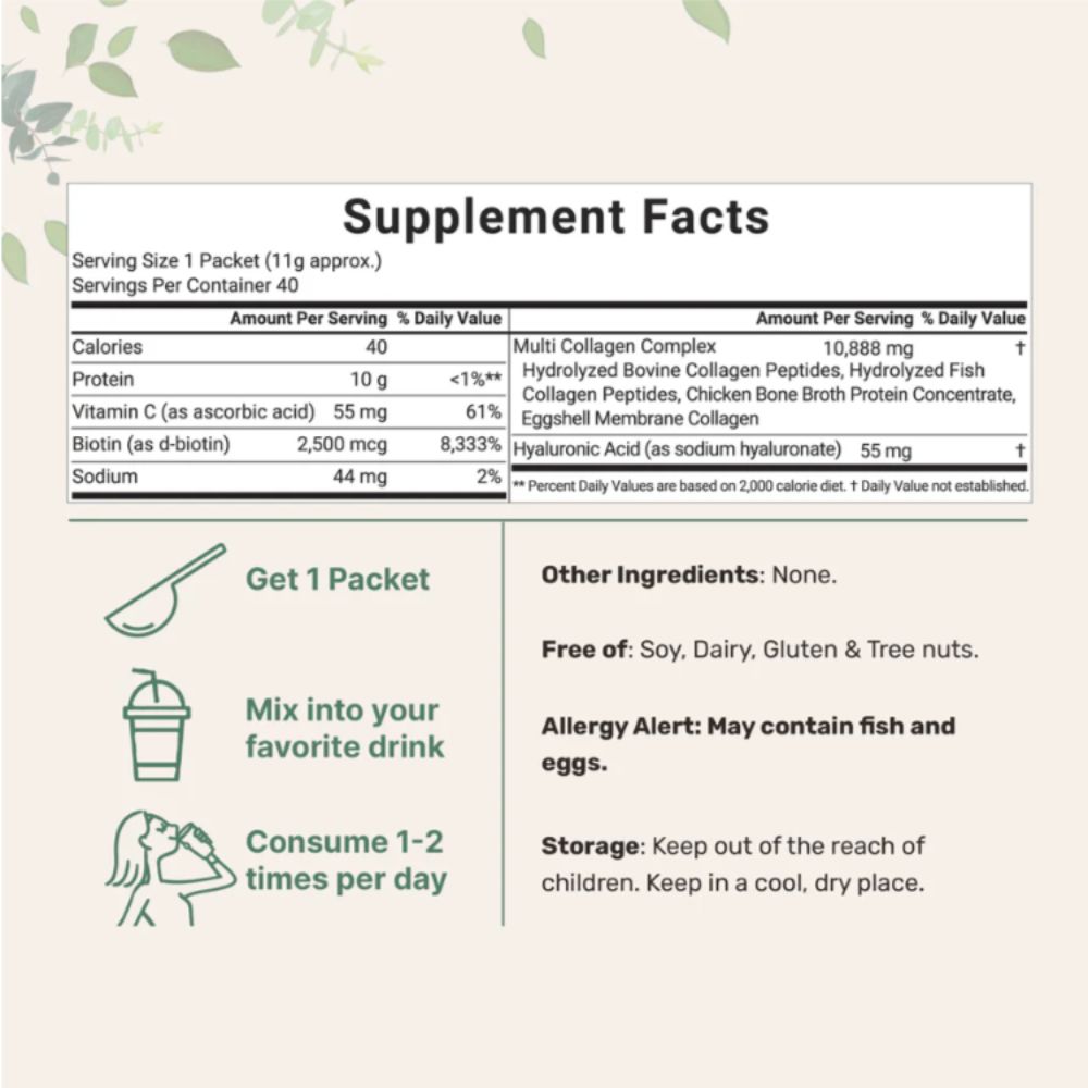 Micro Ingredients Multi Collagen Peptides