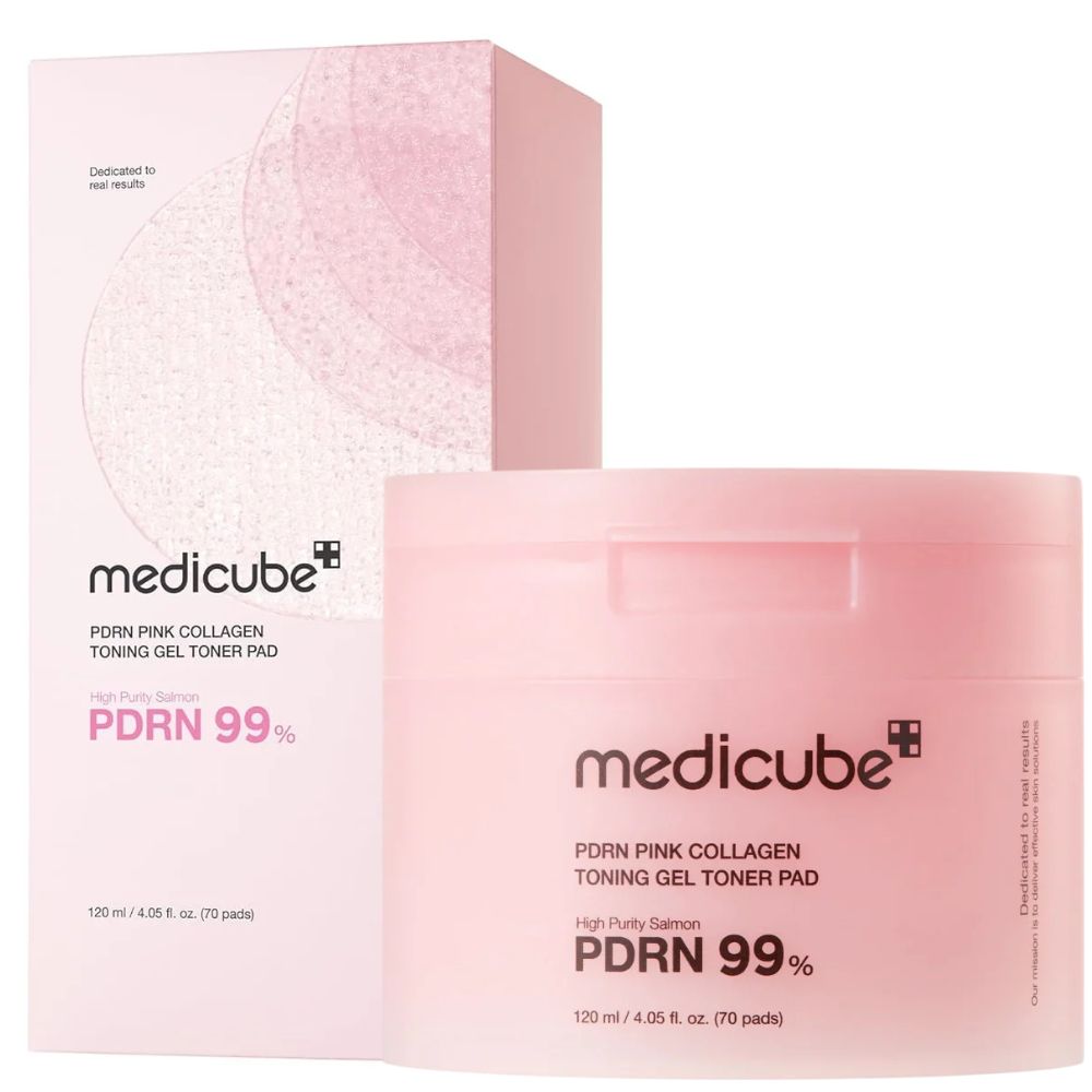 Medicube PDRN Pink Collagen Toning Gel Toner Pad