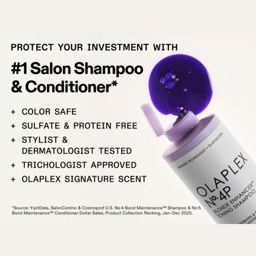 Olaplex No 4P Blonde Enhancer Toning Shampoo