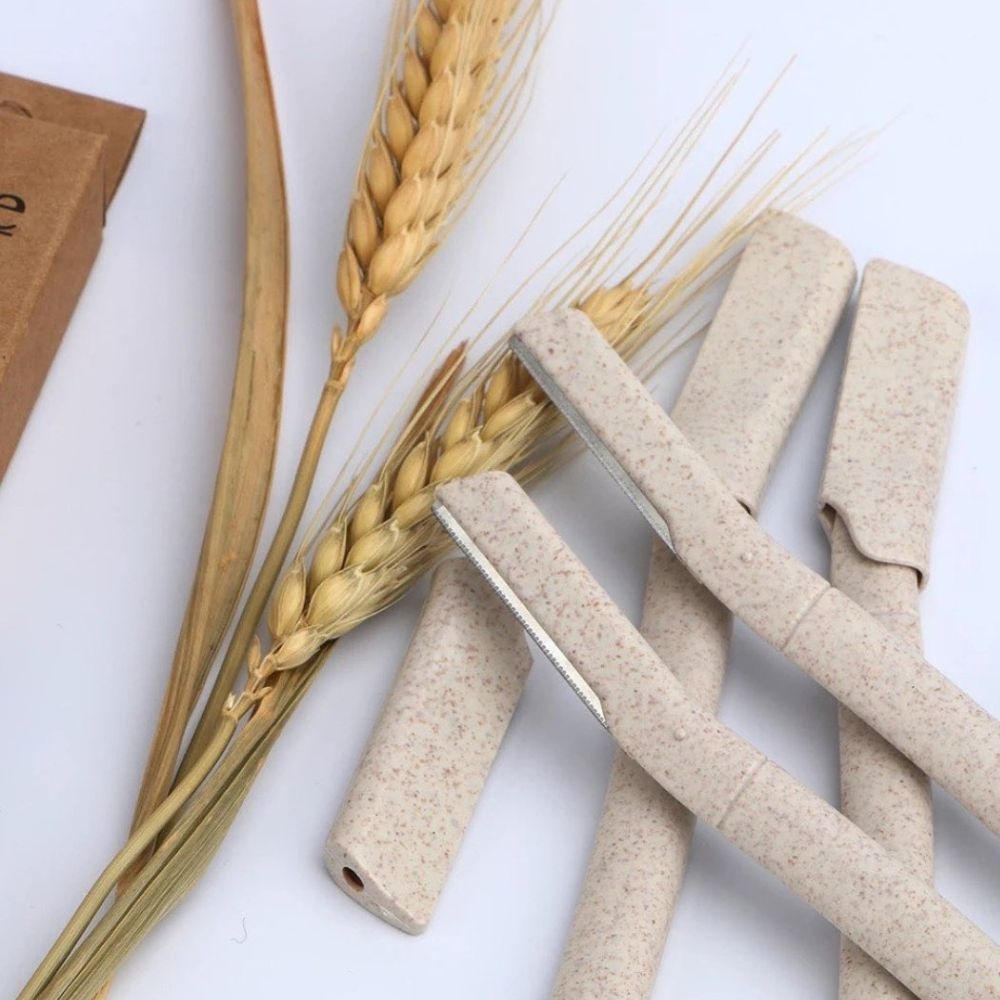 Biodegradable Wheat Straw Eco Friendly Facial Razor