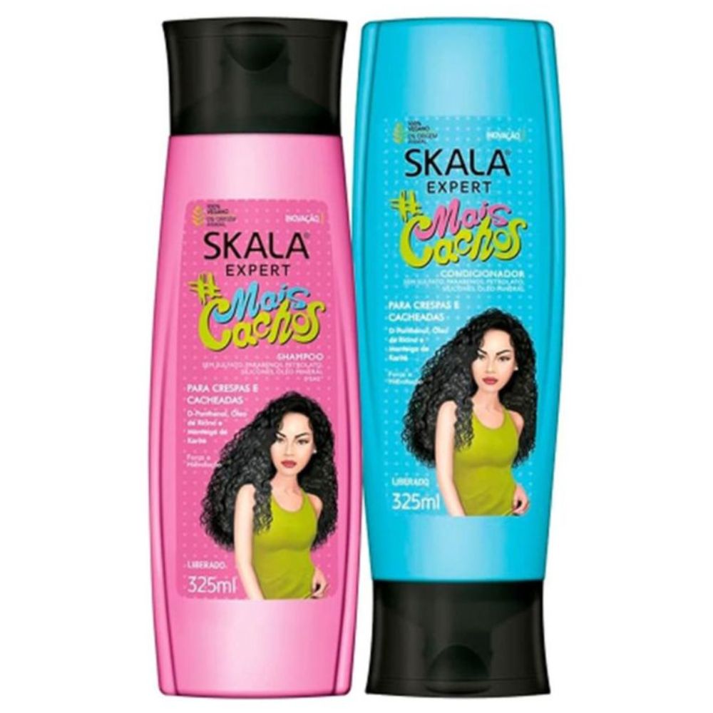 Skala Mais Cachos Shampoo & Conditioner Set