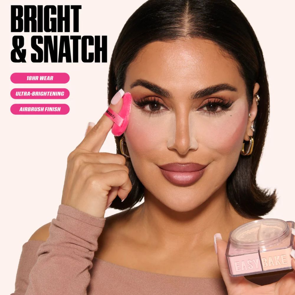 Huda Beauty Easy Bake Duo Cherry Peach Loose Powder