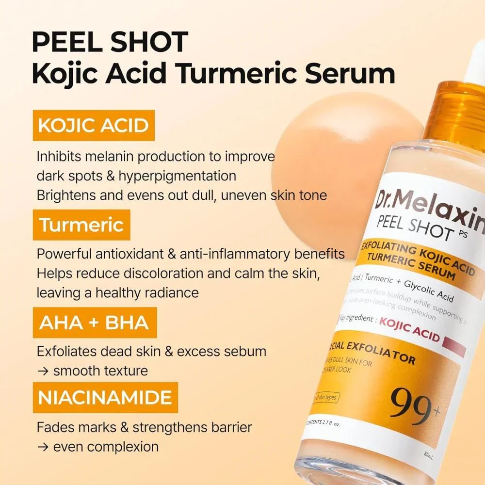 Dr. Melaxin Exfoliating Kojic Acid Turmeric Serum