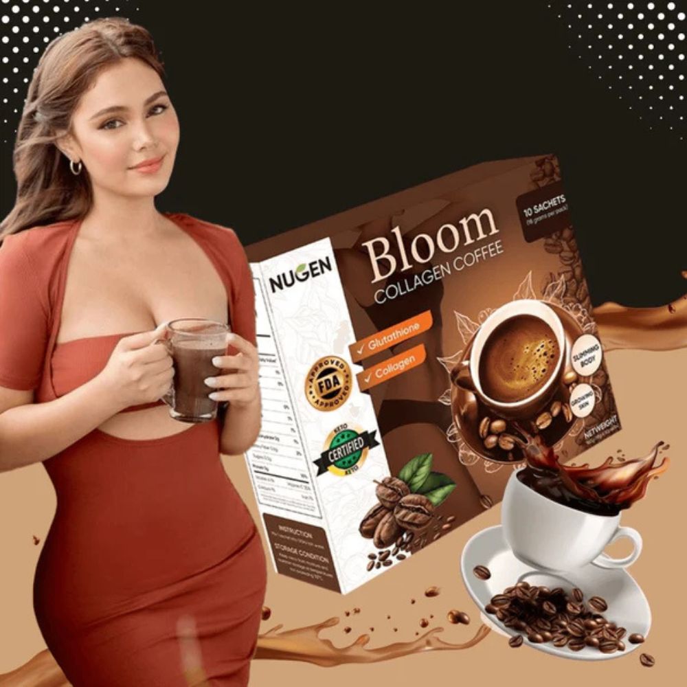 coffee with glutathione and collagen Nugen Bloom Collagen Coffee