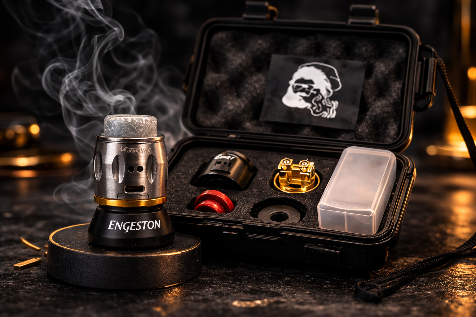 Engeston Pumpkin RDA Luxury Rebuildable Dripping Atomizer