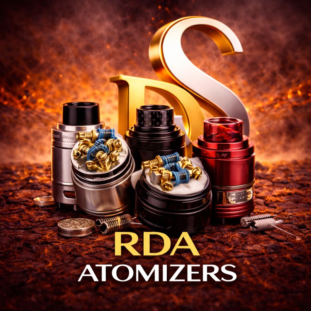 أتوميزرات RDA مخصصة لبناء الكويلات يدوياً وتقديم أقوى نكهة