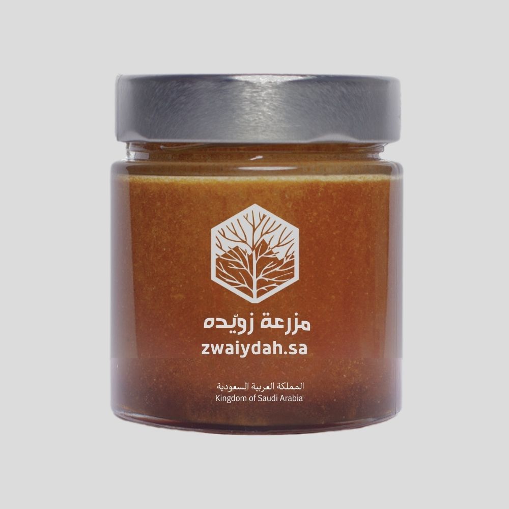عسل السدر بحبوب اللقاح والعكبر - مزرعة زويّده