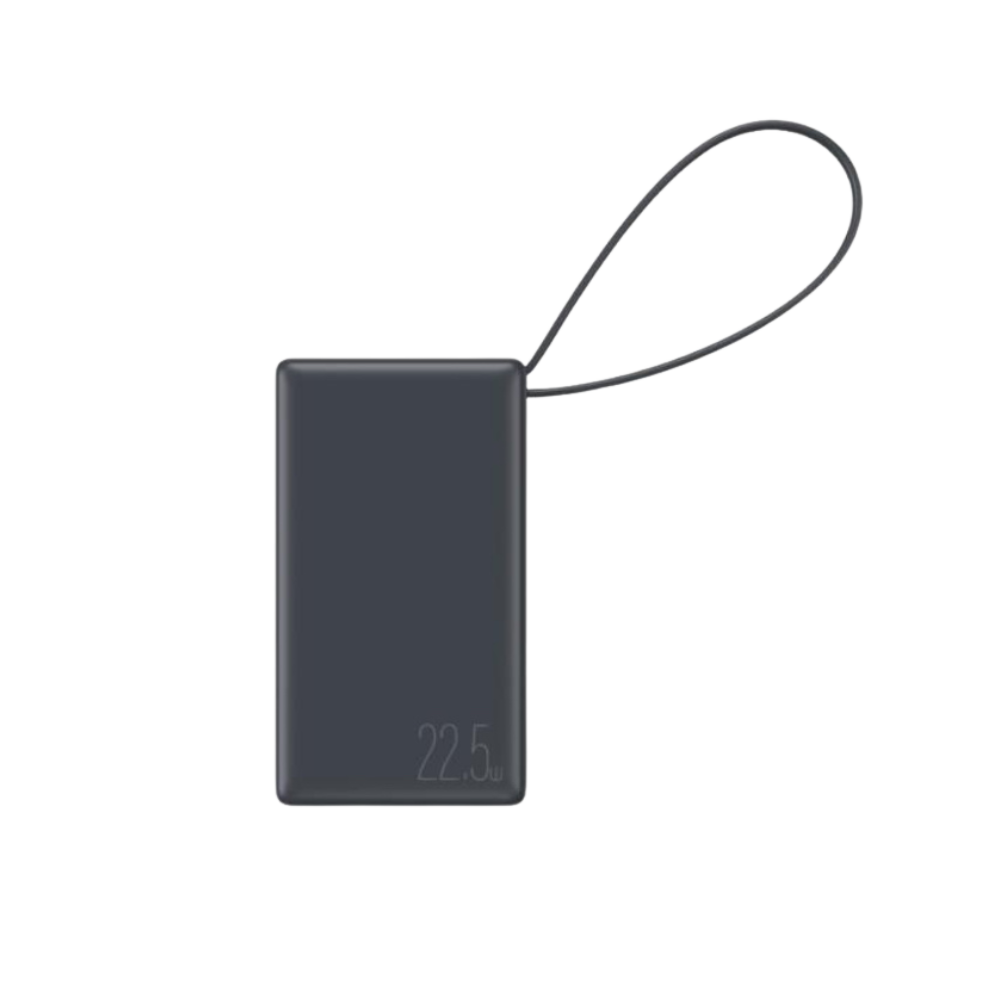 بطارية متنقلة مور بور مع كيبل مدمج تايب سي بسعة 20000mAh