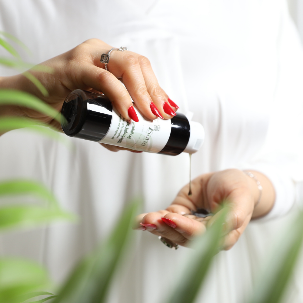 Violet Hair Oil for Nourished Hair