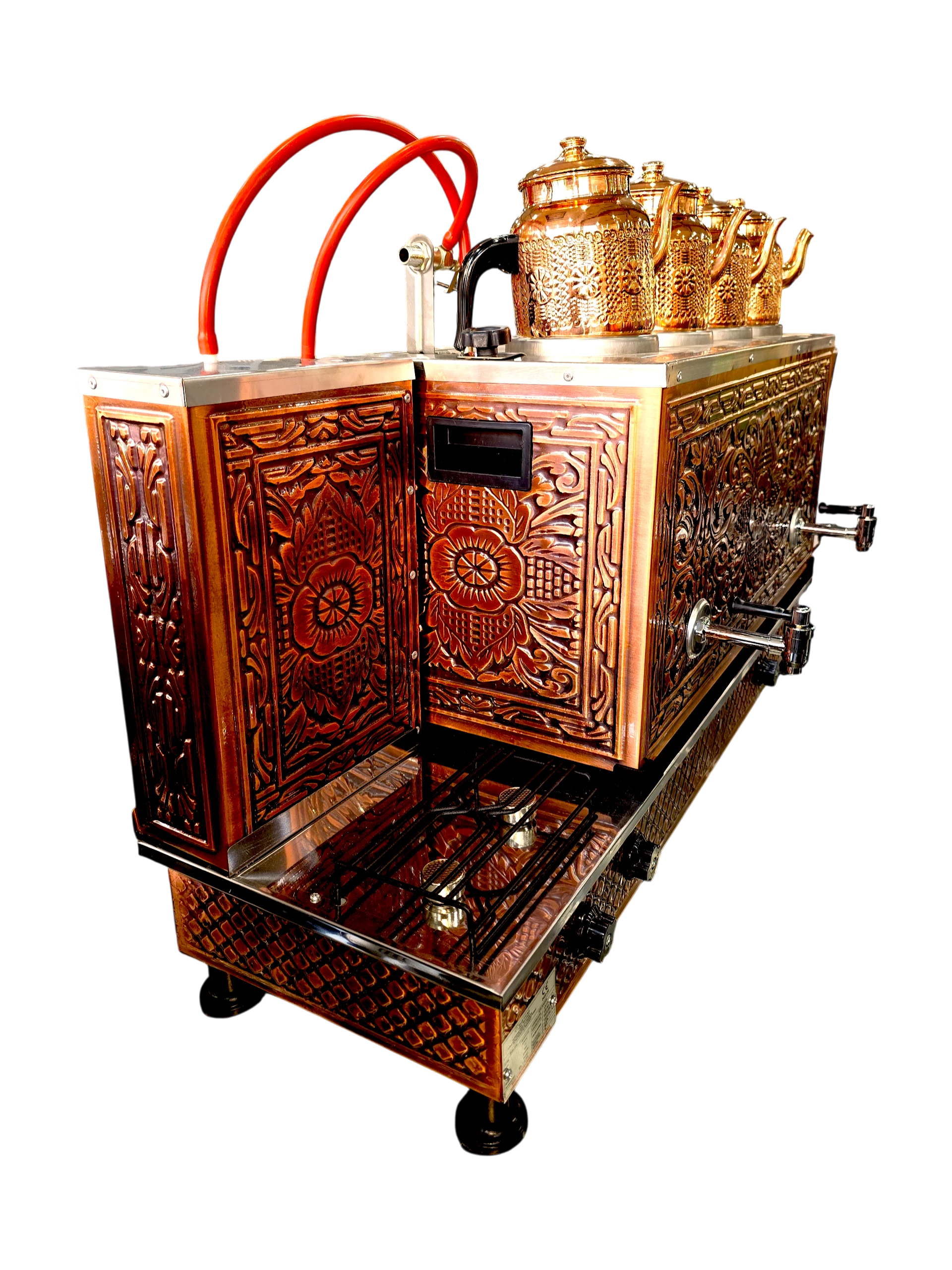  شاي بخار 4 ابريق سماور 