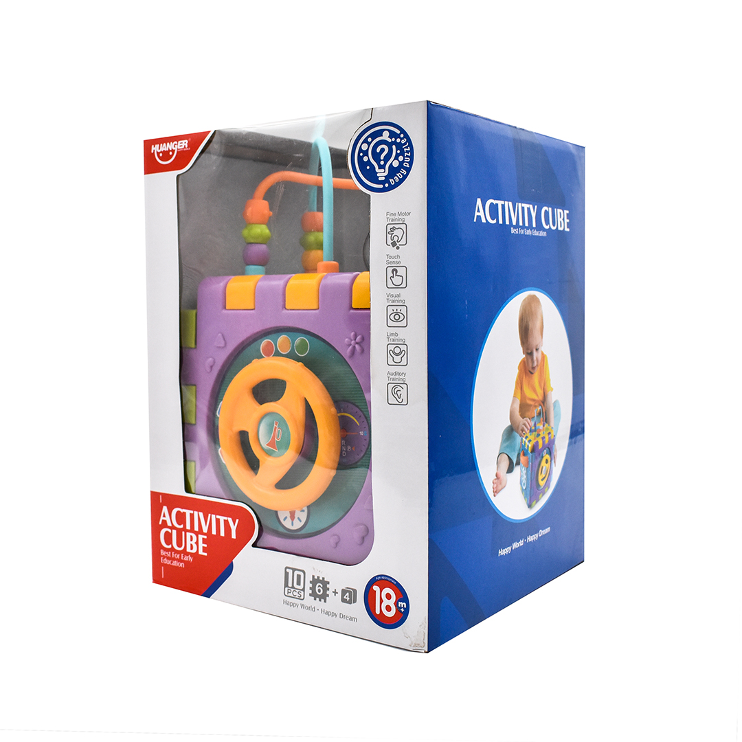  Baby & Toddler Activity Cube 6 In 1 – Toys For 1 – 2 Year Old 
