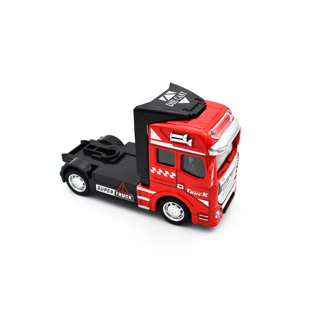  Container Truck Car With Two Small Cars 