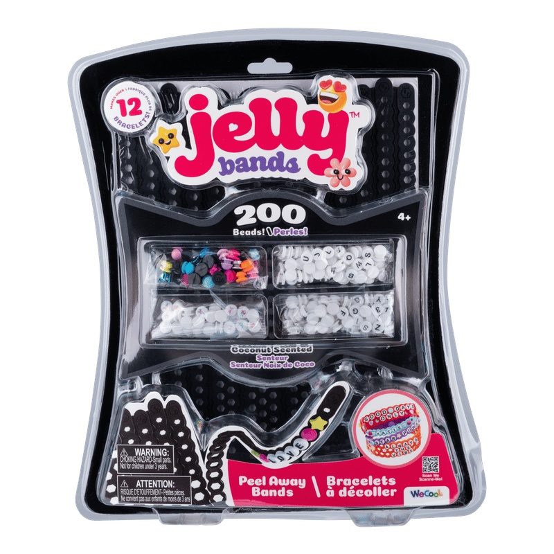  مجموعة WeCool Jelly Bands لصنع أساور يدوية سهلة التقشير - رائحة الجوز الهند 